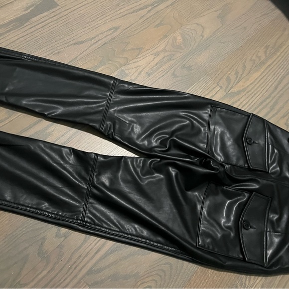 Free! With >3 items! NWT Banana republic size 24 vegan leather pants - Picture 3 of 9